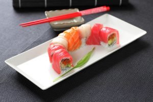 sushi roll rainbow
