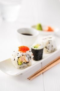 sushi and sake