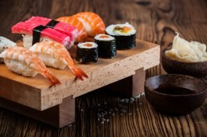 what is the most popular sushi in japan